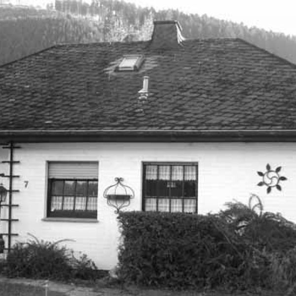 Wohnhaus von Prof. Carl Schmitt in Plettenberg-Pasel. Hier lebte CS von 1972 bis zu seinem Tode 1985